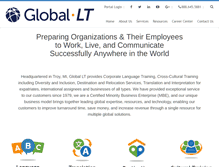 Tablet Screenshot of global-lt.com